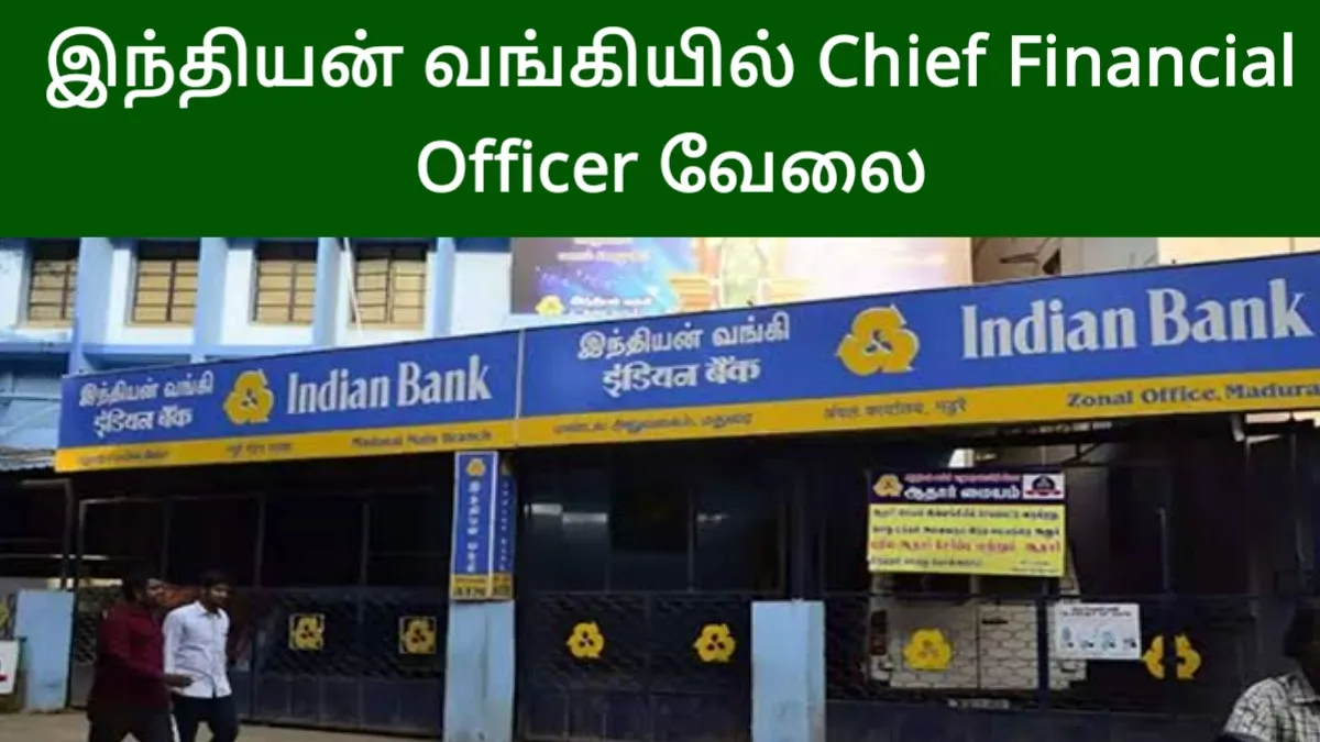 இந்தியன் வங்கியில் Chief Financial Officer வேலை